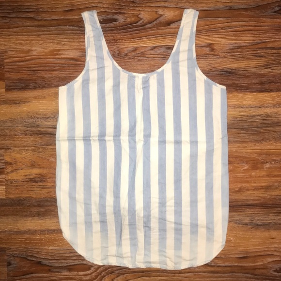 LA HEARTS (PACSUN) Tie Front Striped Tank Top - Picture 2 of 3